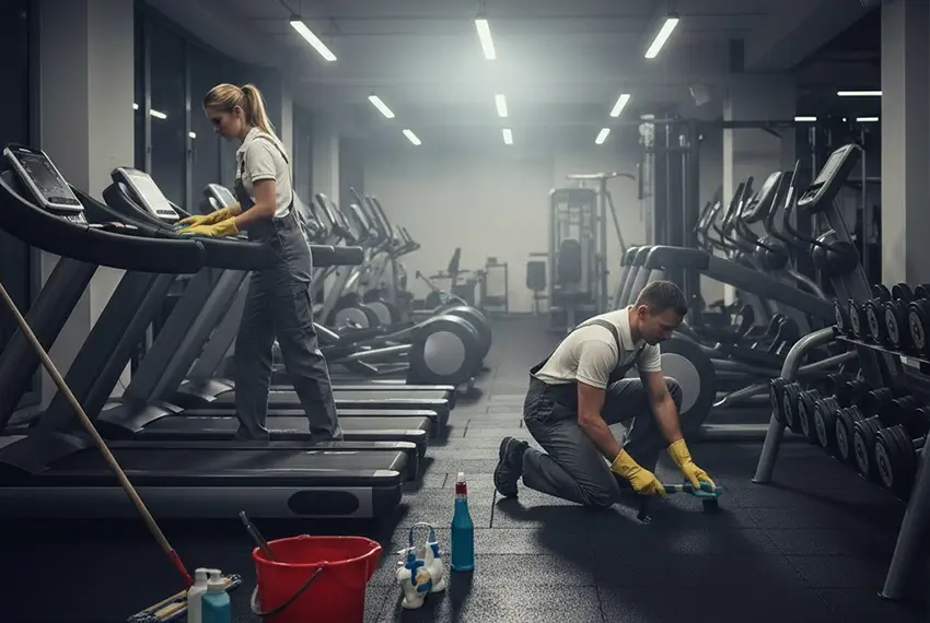 Fitnessstudio-Reinigung